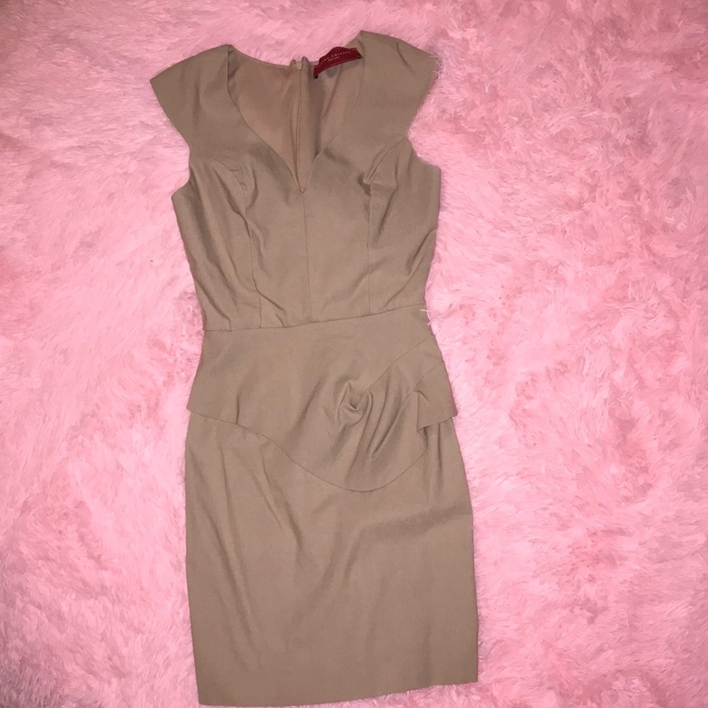 Akira Chicago Tan dress